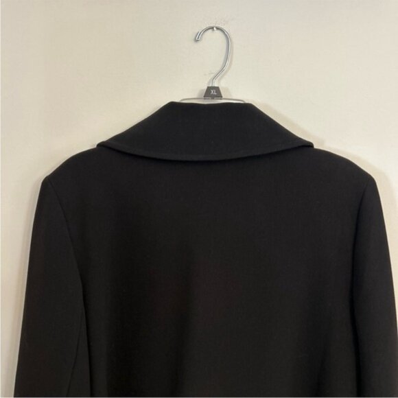 George Simonton Says Black Unique Winter Swing Cape Coat Size Large - Picture 7 of 12